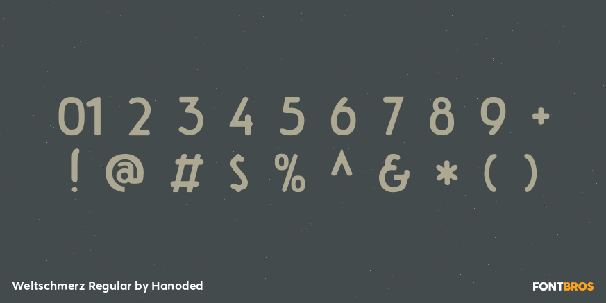 Weltschmerz Regular Font Poster #4