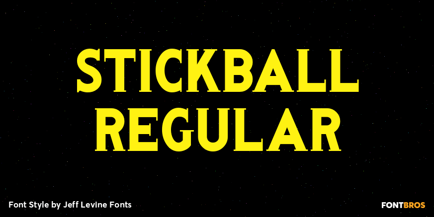 Stickball Regular Font Poster #1