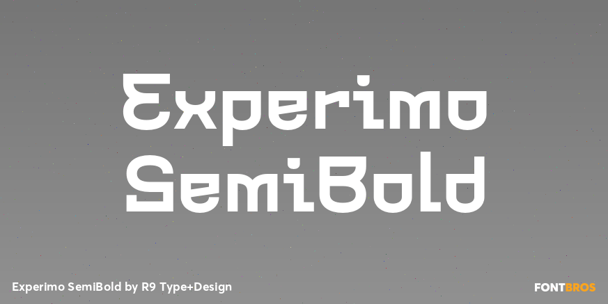 Experimo SemiBold Poster