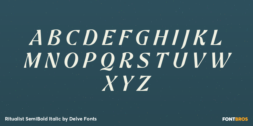 Ritualist SemiBold Italic Font Poster #2