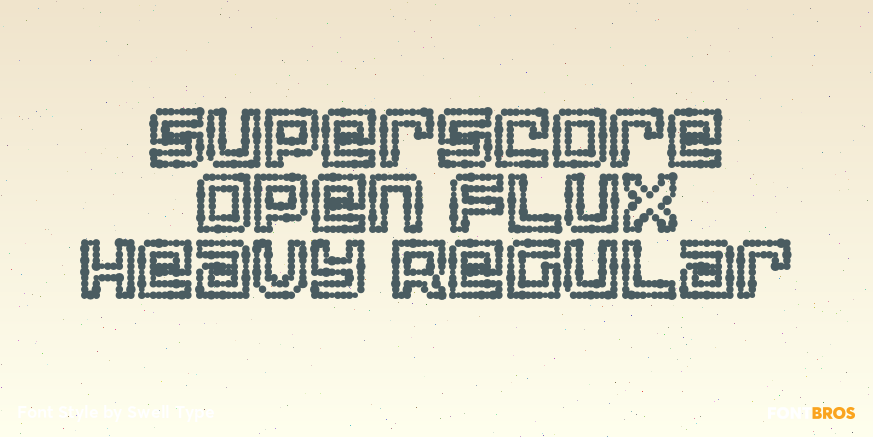 Superscore Open Flux Heavy Regular Poster