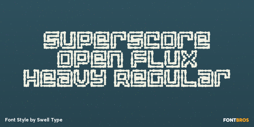 Superscore Open Flux Heavy Regular Poster