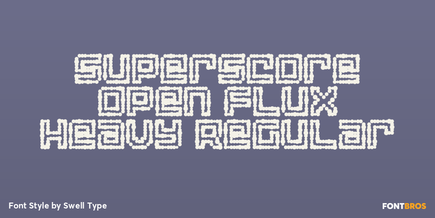 Superscore Open Flux Heavy Regular Poster