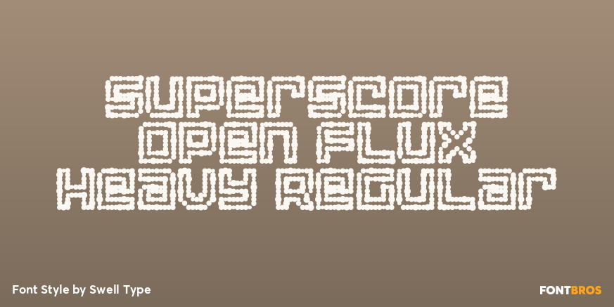 Superscore Open Flux Heavy Regular Poster