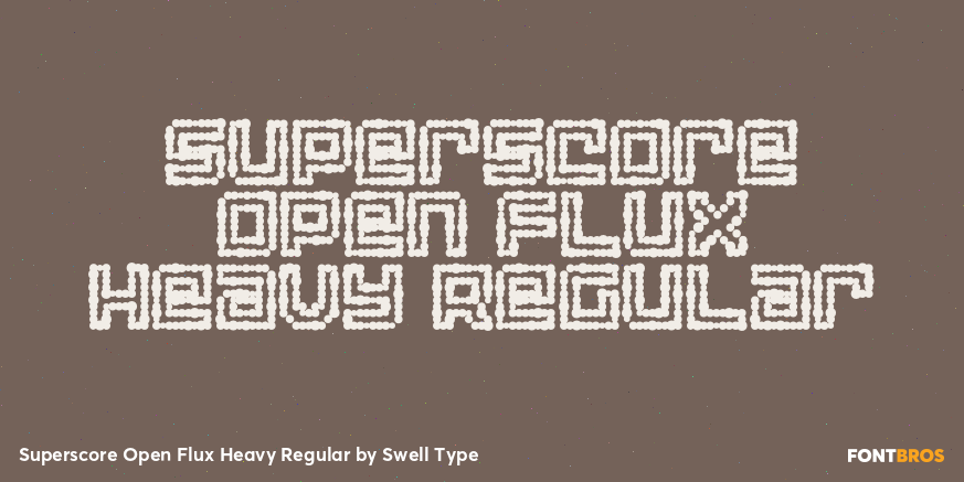 Superscore Open Flux Heavy Regular Poster