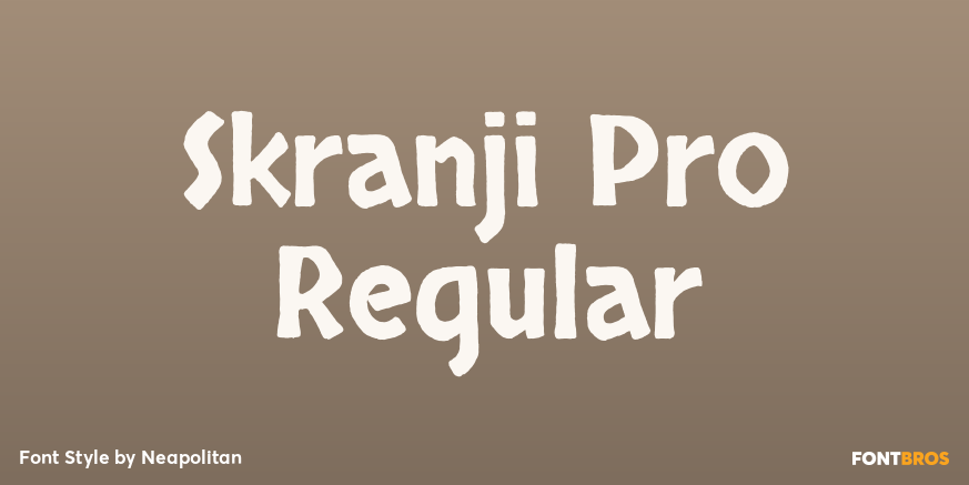 Skranji Pro Regular Font Poster #1
