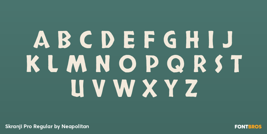 Skranji Pro Regular Font Poster #1