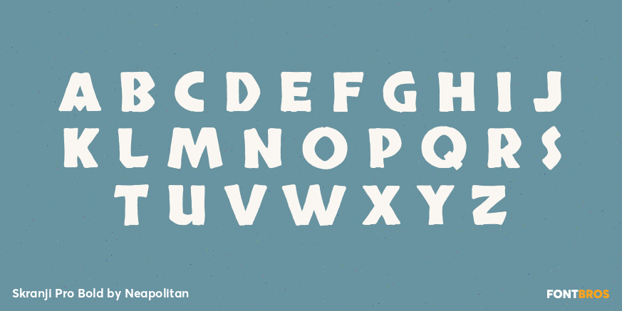 Skranji Pro Bold Font Poster #1