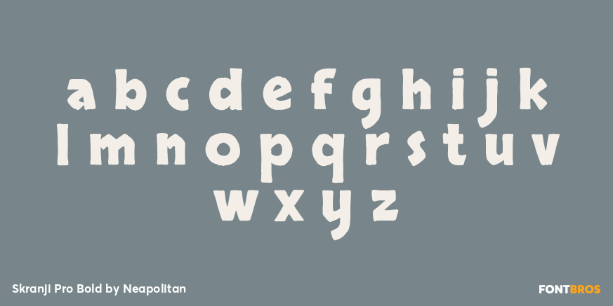 Skranji Pro Bold Font Poster #1