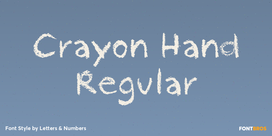 Crayon Hand Regular Poster