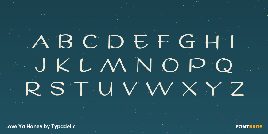 Love Ya Honey Font Poster #2