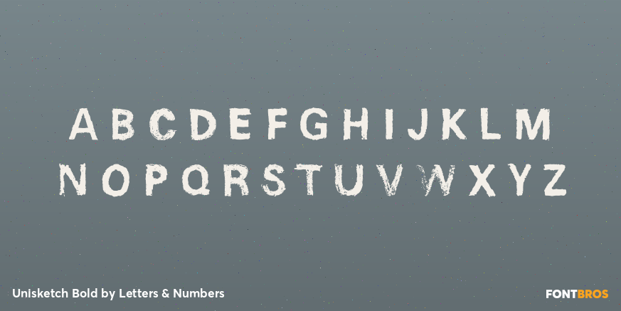 Unisketch Bold Font Poster #2