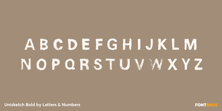 Unisketch Bold Font Poster #1