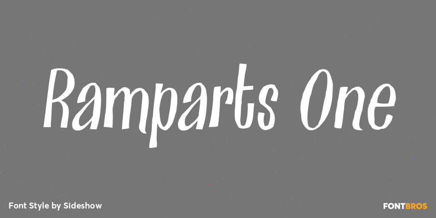 Ramparts One Font Poster #1