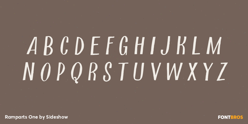 Ramparts One Font Poster #2