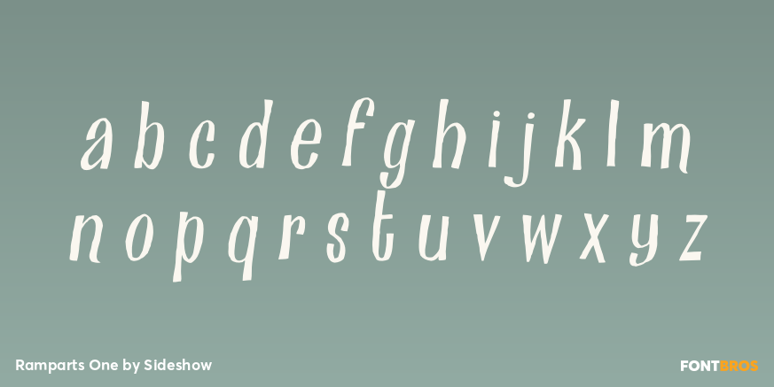Ramparts One Font Poster #1