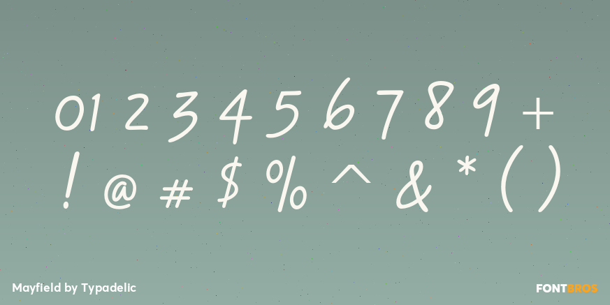 Mayfield Font Poster #4