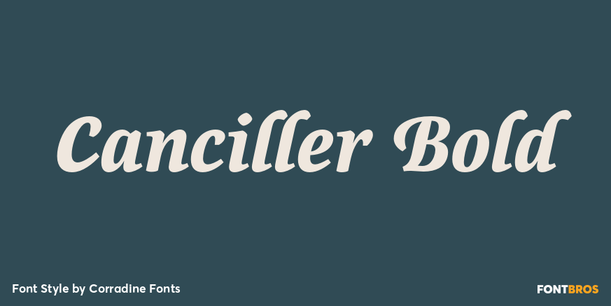 Canciller Bold Poster