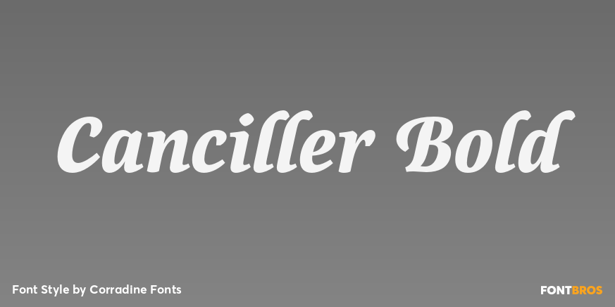 Canciller Bold Poster