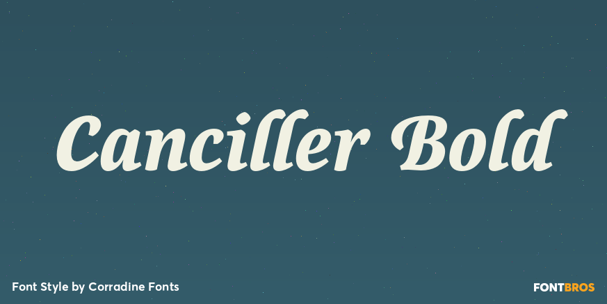 Canciller Bold Poster