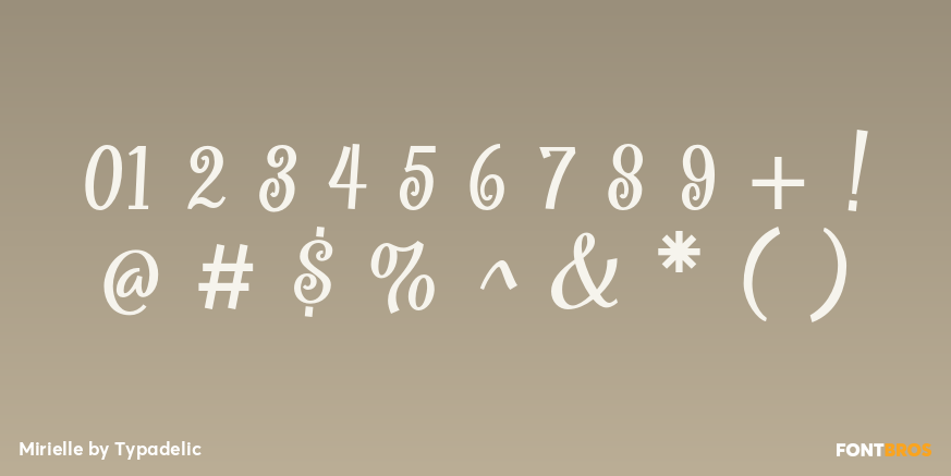 Mirielle Font Poster #1