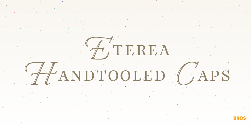 Eterea Handtooled Caps Poster