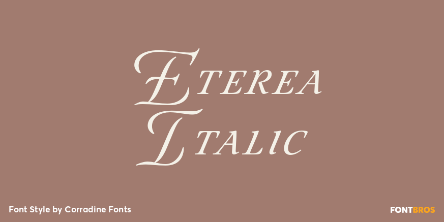 Eterea Italic Poster