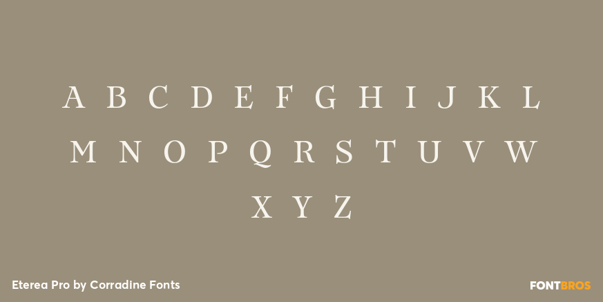 Eterea Pro Font Poster #3