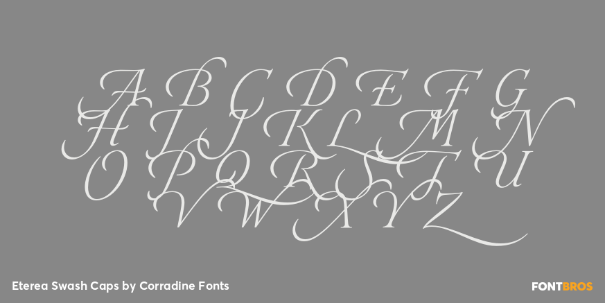 Eterea Swash Caps Font Poster #1