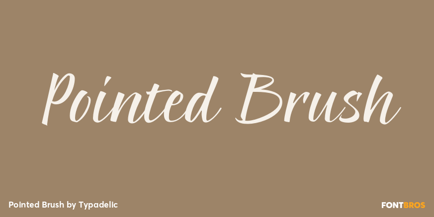 Pointed Brush Poster