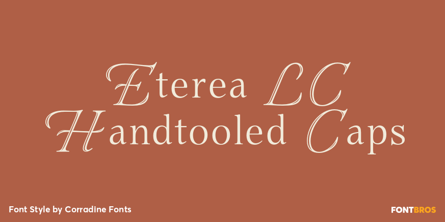 Eterea LC Handtooled Caps Poster