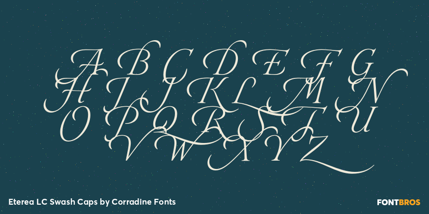 Eterea LC Swash Caps Font Poster #1