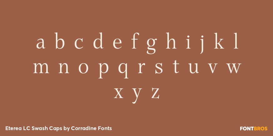 Eterea LC Swash Caps Font Poster #1