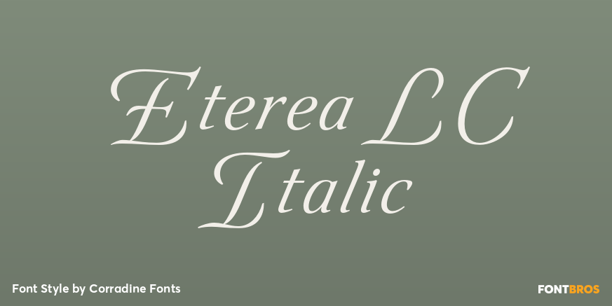 Eterea LC Italic Poster