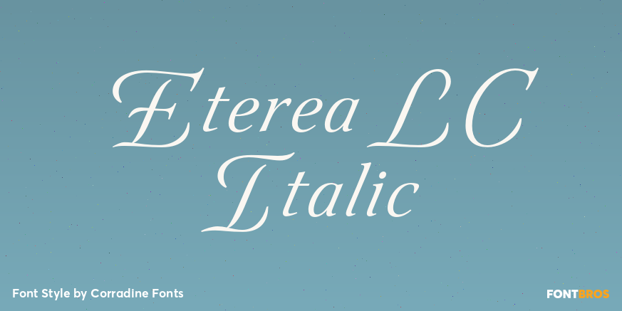 Eterea LC Italic Poster