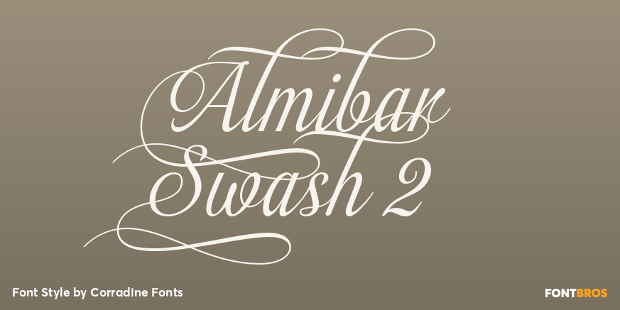 Almibar Swash 2 Font Poster #1