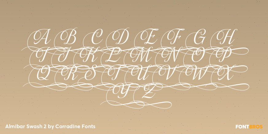 Almibar Swash 2 Font Poster #2