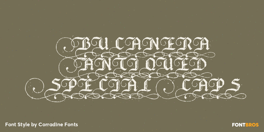 Bucanera Antiqued Special Caps Font Poster #1