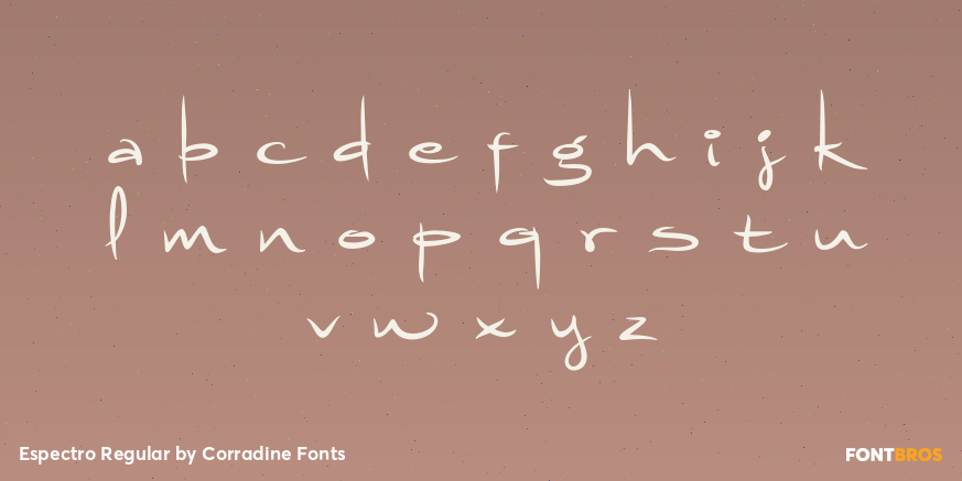 Espectro Regular Font Poster #3