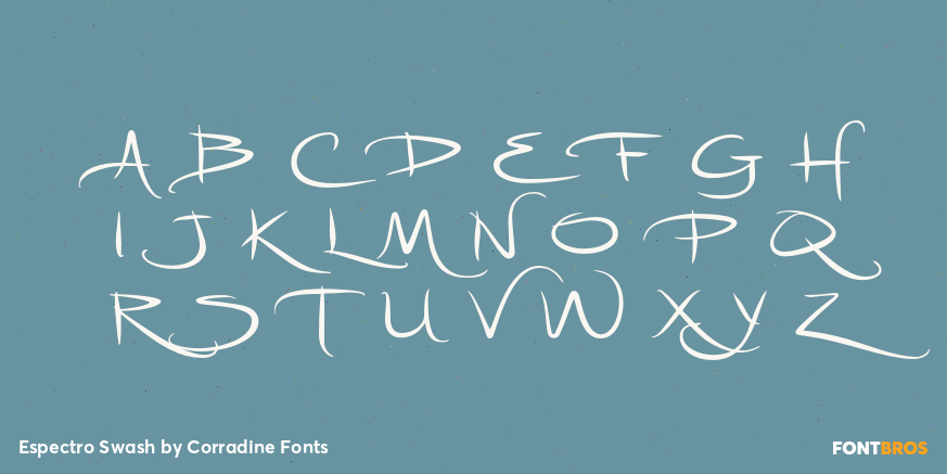 Espectro Swash Font Poster #2
