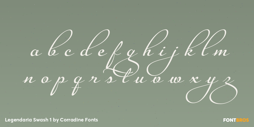 Legendaria Swash 1 Font Poster #1