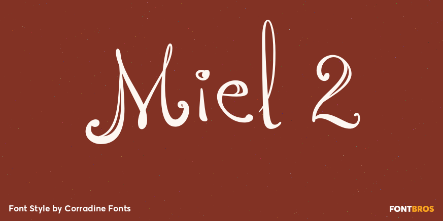 Miel 2 Font Poster #1