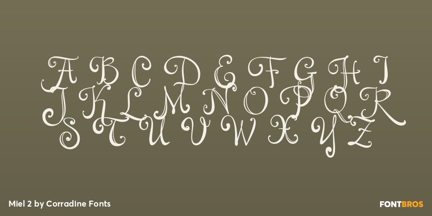 Miel 2 Font Poster #2