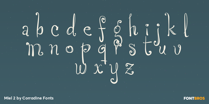 Miel 2 Font Poster #1