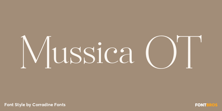Mussica OT Font Poster #1