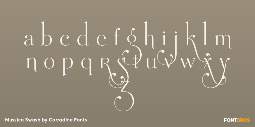 Mussica Swash Font Poster #1