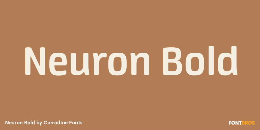Neuron Bold Font Poster #1