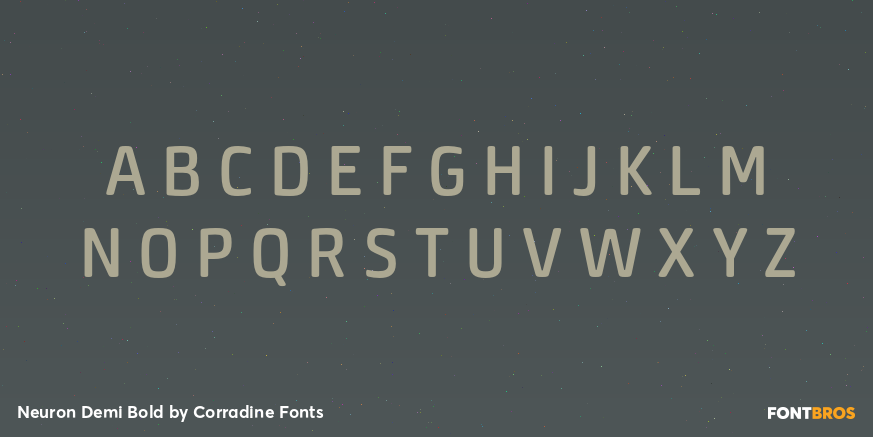 Neuron Demi Bold Font Poster #1