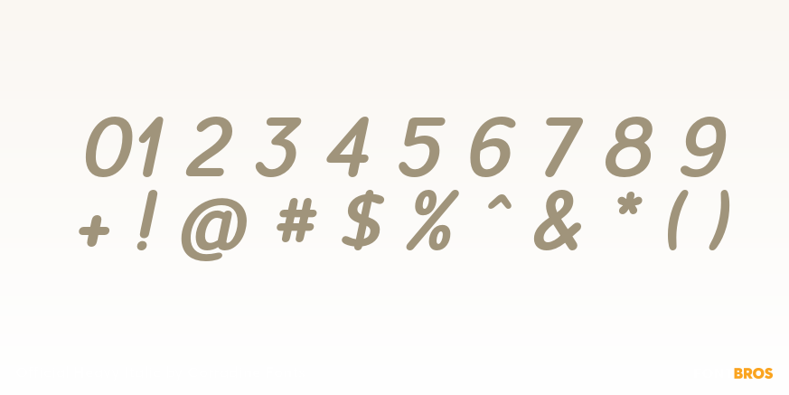 Official Heavy Italic Font Poster #1