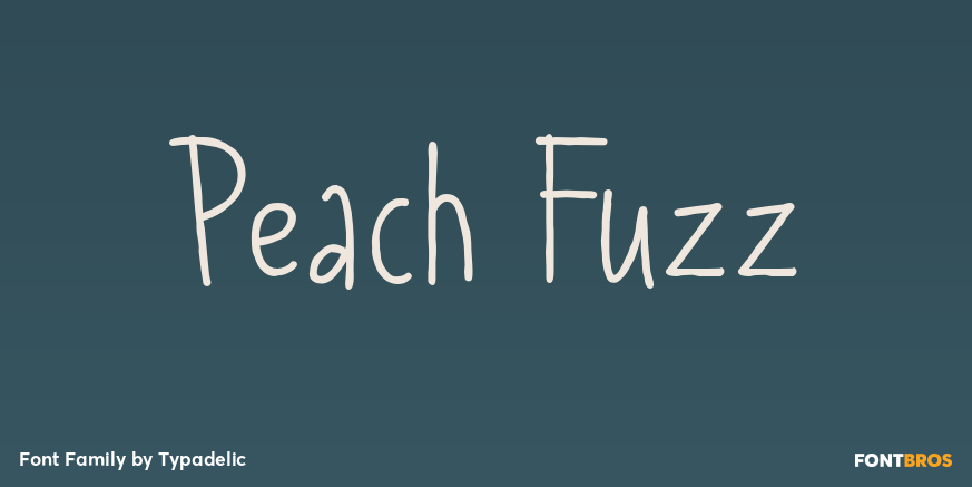 Peach Fuzz Poster